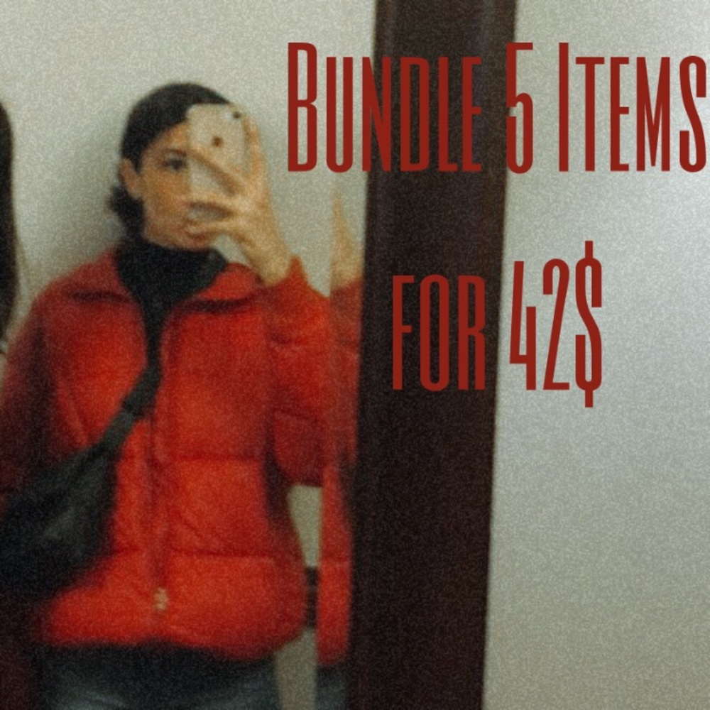 BUNDLE 5 items for 45$